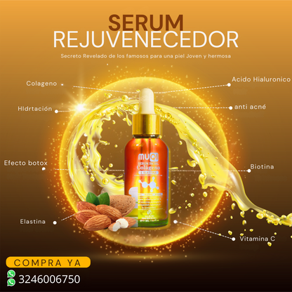 Serum Antiedad con Efecto Botox 🌈 Secreto de la Juventud Eterna - 50% OFF