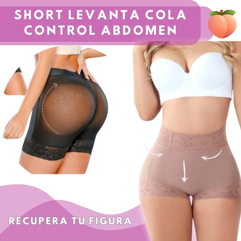 💃 Transforma tu Figura en Cuestión de Segundos con MAGICCURVE™ 🍑✨🌟 SHORT LEVANTA COLA CON CONTROL DE ABDOMEN