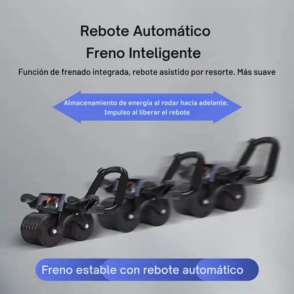 Tonific® Rueda abdominal ➕ Cronómetro ➕ Soporte para celular ➕ Almohadilla para rodillas ➕ Guia Gratis🎁-50% OFF